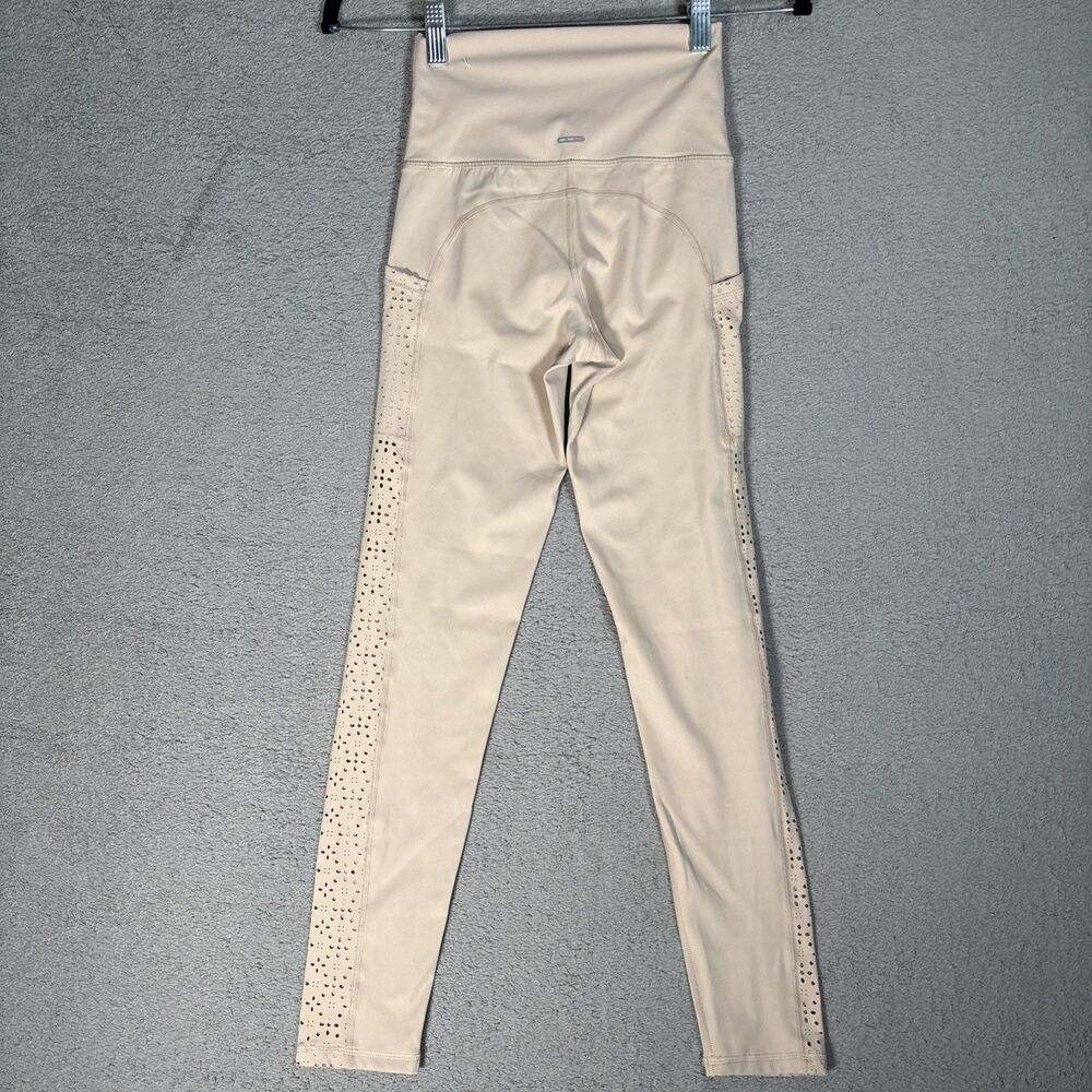 Aerie Women’s Size Small Offline Leggings Nude Beige Eyelets‎ Pockets Athleisure - Picture 8 of 15
